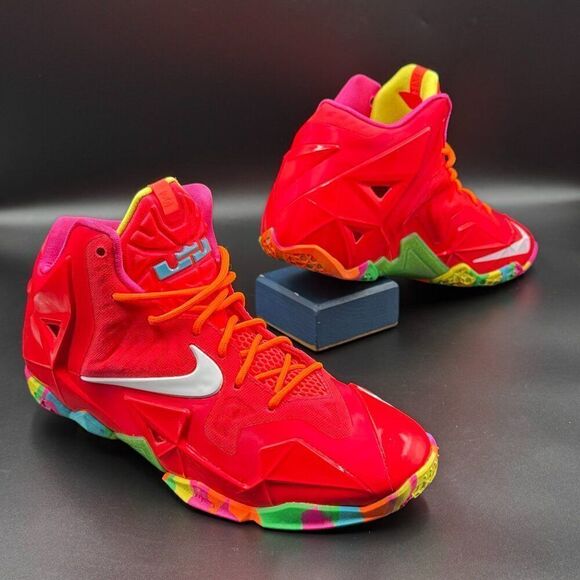 Nike LeBron 11 GS 'Fruity Pebbles' - Rare - Picture 5 of 12